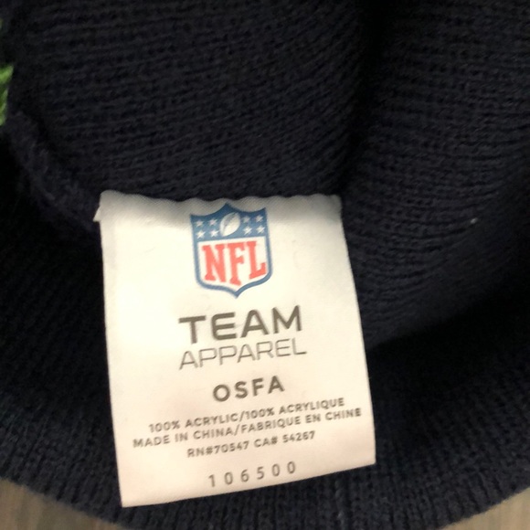Seattle Seahawks beanie toque - Picture 4 of 4